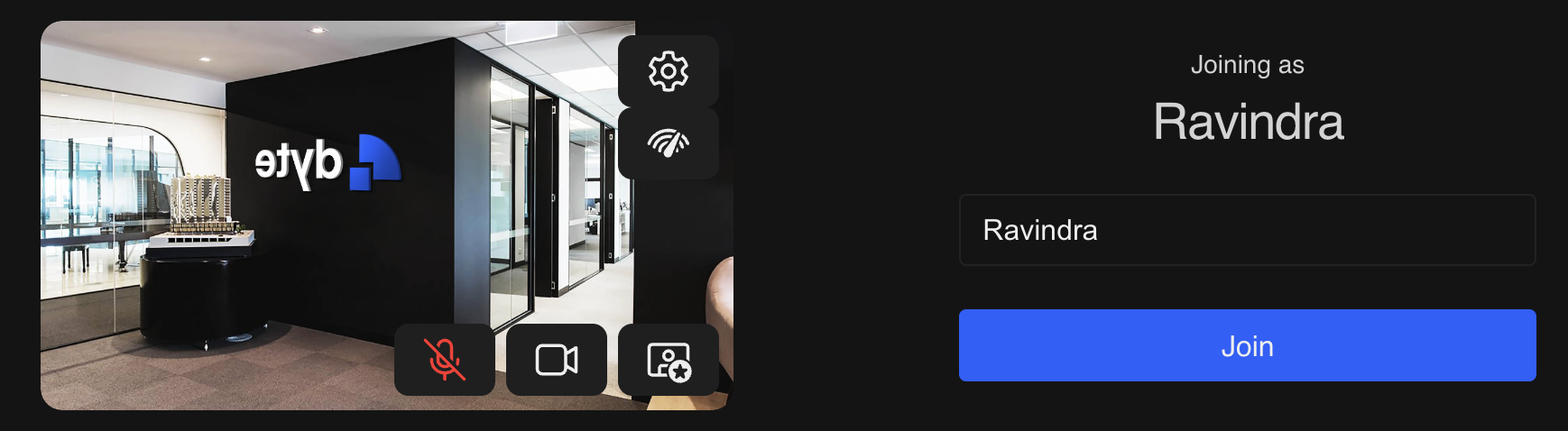 default pre-call UI